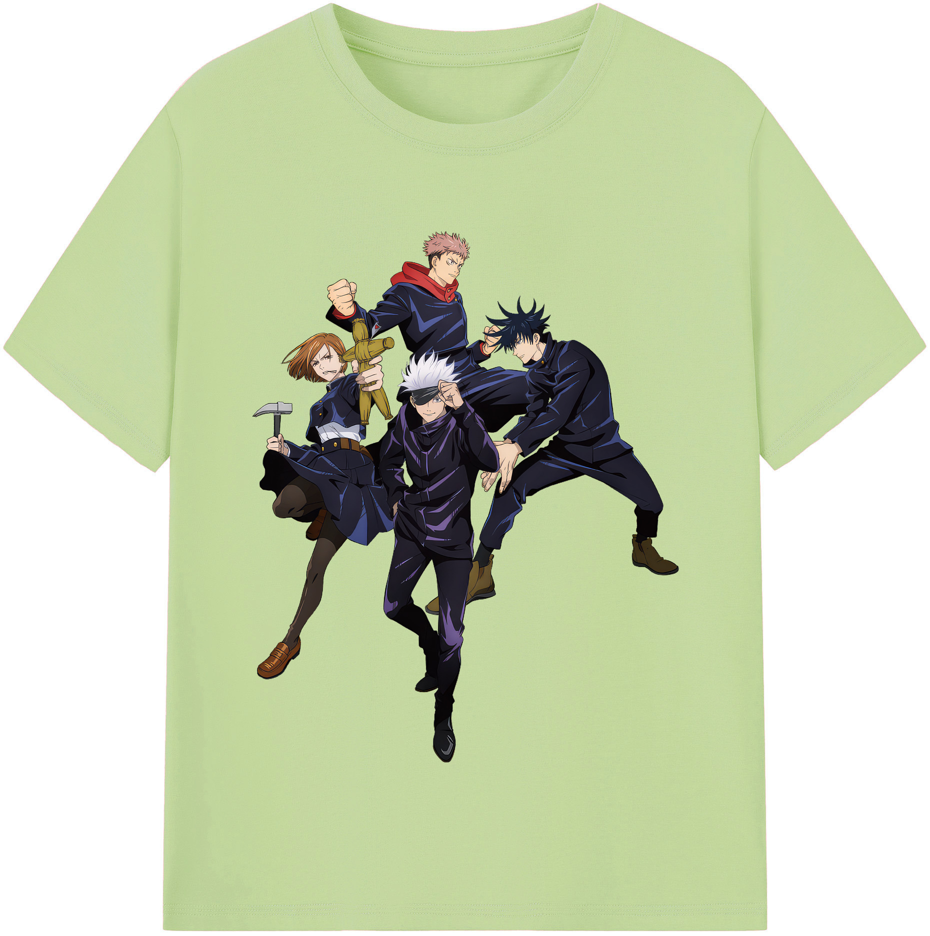 （画像用） 呪術廻戦 Jujutsu Kaisen 綿100％半袖Tシャツ（フロントプリント）